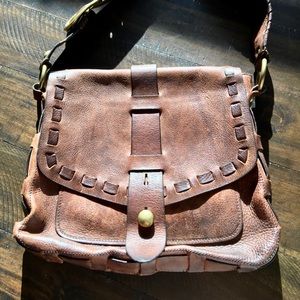 Coach Sachel Brown Leather